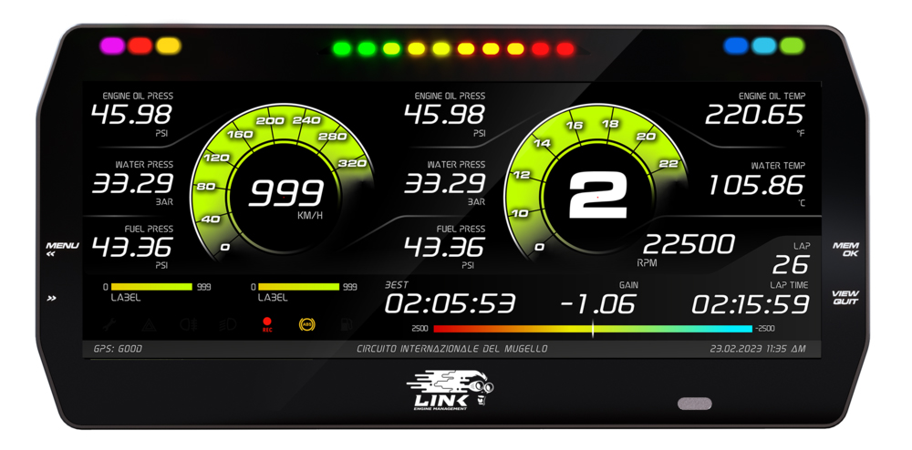 LINK MXT Strada 10″ Dash – Race Edition – 100-0177