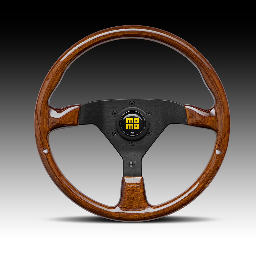 MOMO Steering Wheel HERITAGE MONTECARLO WOOD BLACK 350