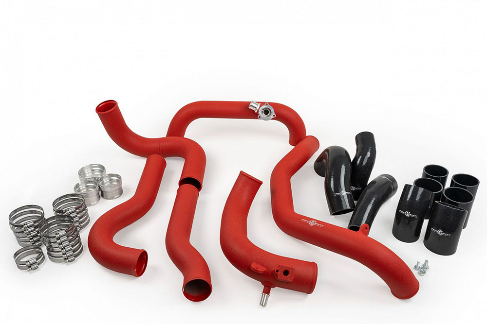 Process West Next Gen Ranger Raptor Intercooler Piping Kit Red – PWRR01R-pipe