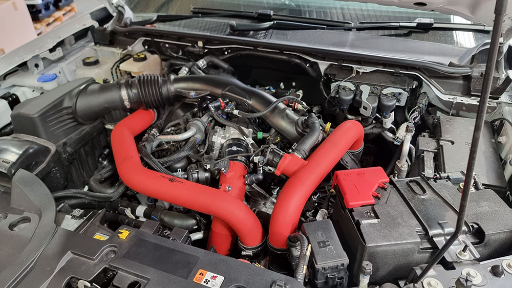 Process West Next Gen Ranger Raptor Intercooler Piping Kit Red ...