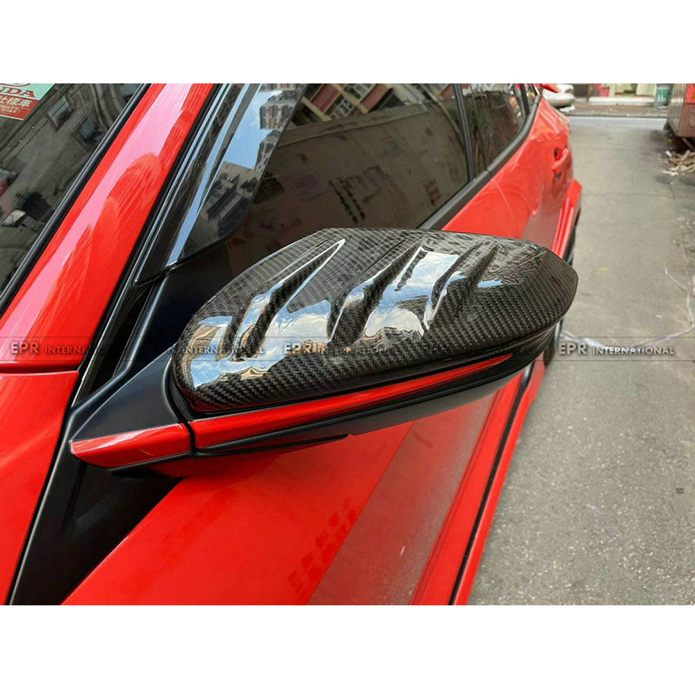 EPR FITS Civic FK7 FC1 FK8 Type R MU Type Side mirror cover (Stiick on type) Dry Carbon