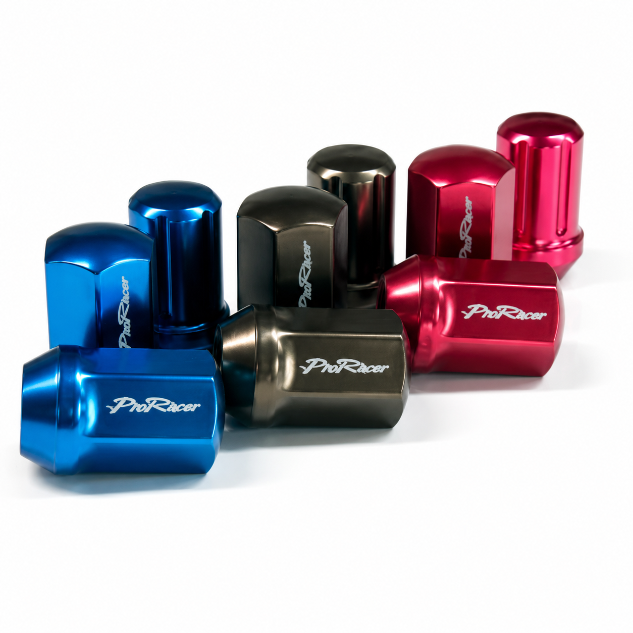 PRORACER Forged Racing Lug Nuts – M12 x 1.25 (20 Piece Set)