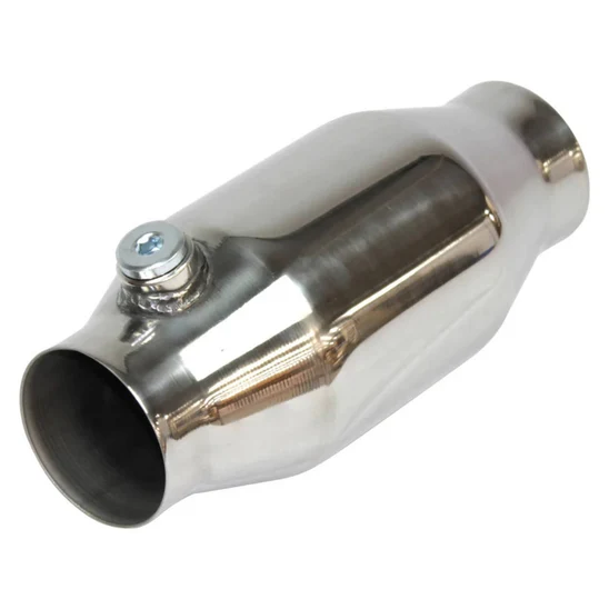 Universal Hi-Flow 100 CPSI Bullet Catalytic Converter 2.25″ Inlet/Outlet