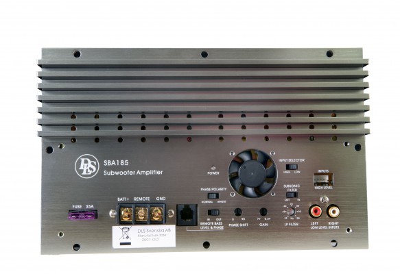 DLS SBA185 Mono Subwoofer Box Amplifier 265W RMS Class AB