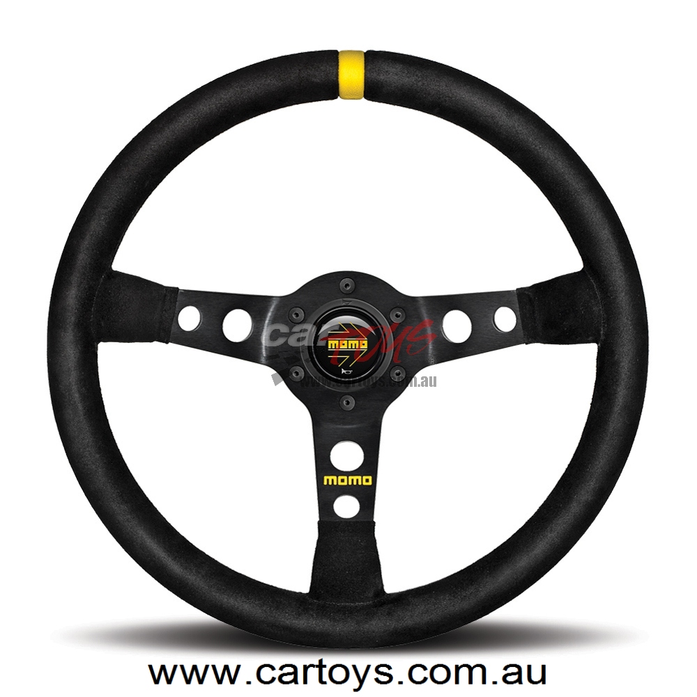 MOMO Steering Wheels MOD. 07 Black Suede 350mm Car Toys