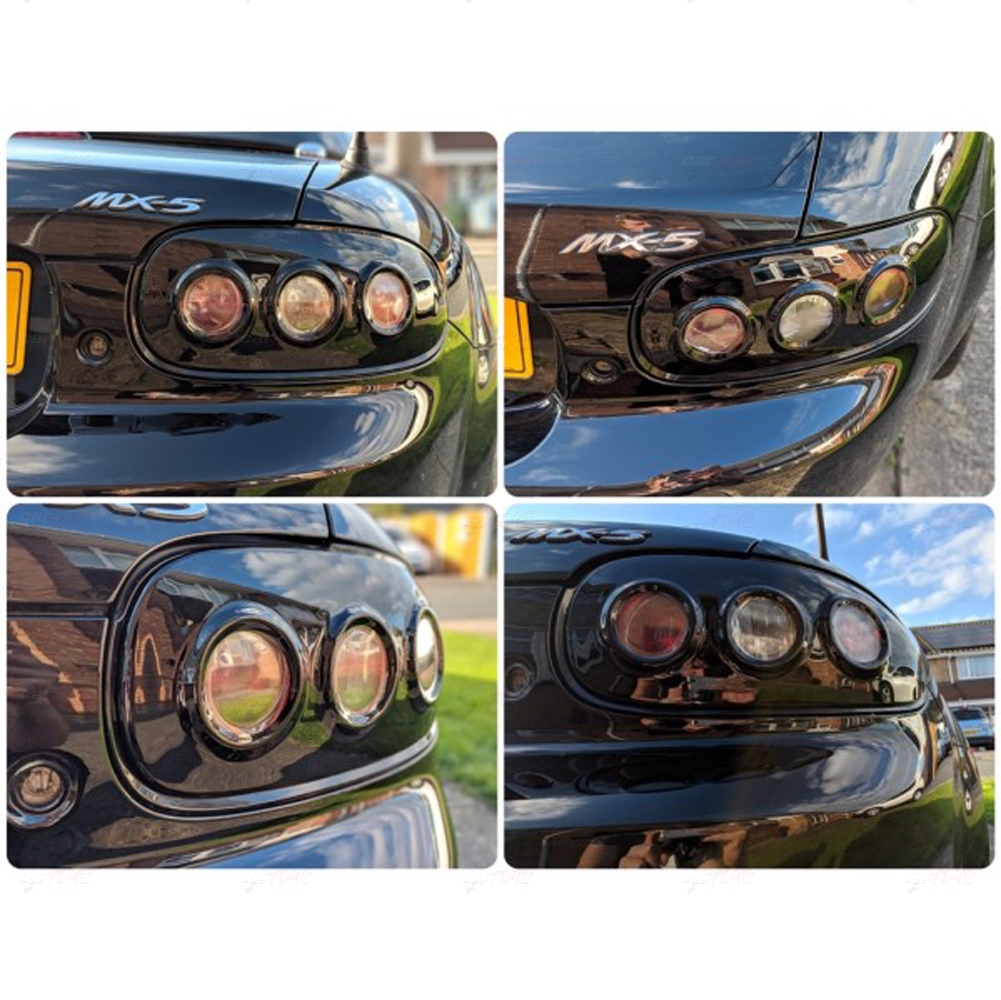 Jass Performance CLASSIC STYLE REAR LIGHT COVERS NC BLACK