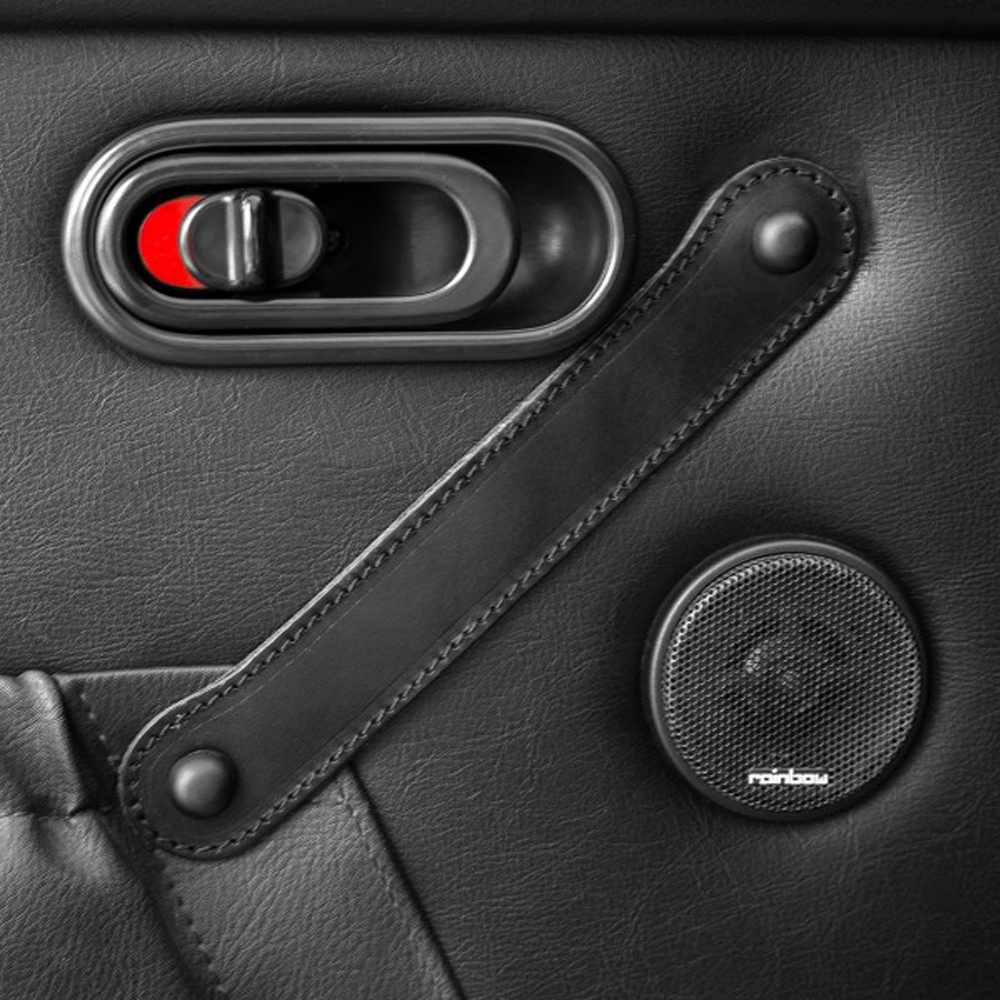 Jass Performance DOOR PULL PLAIN BLACK STITCHING