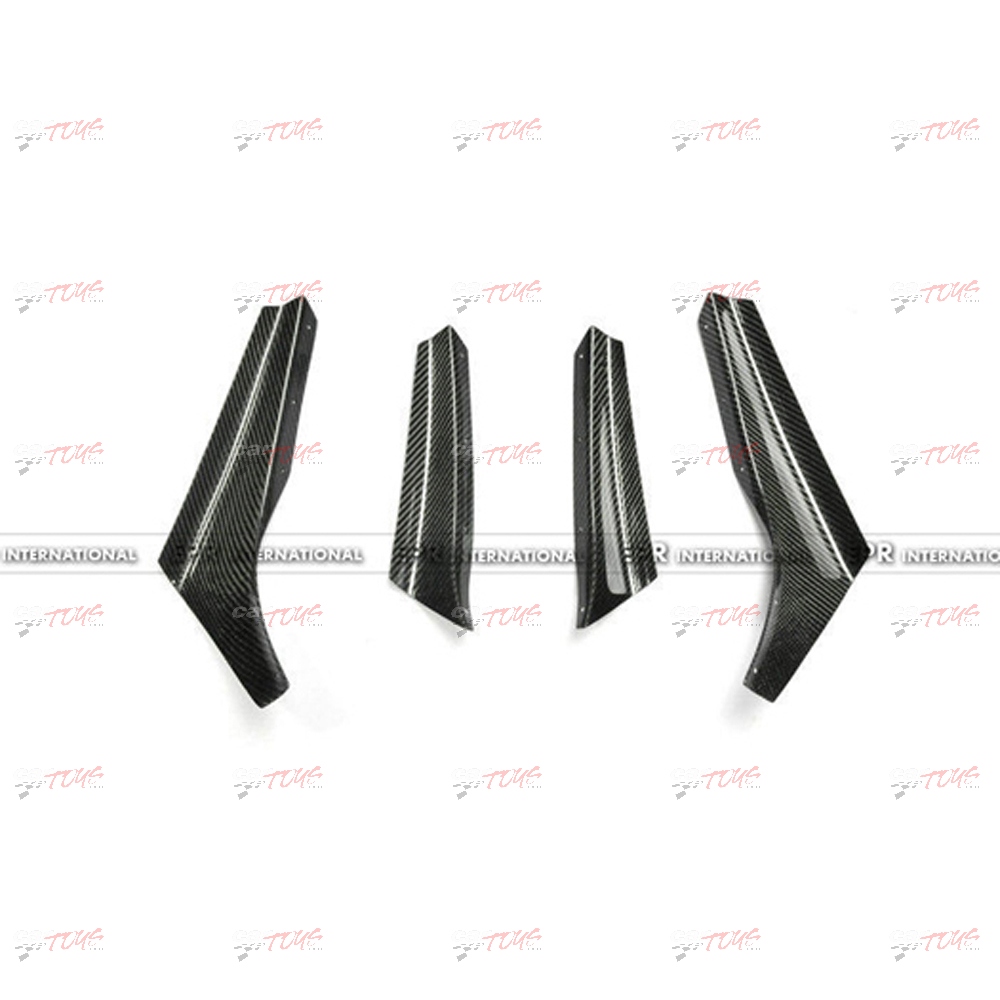 BMW 3 SERIES E30 E36 E46 E90 E91 E92 E93 F30 F31 F34 G20 95-99 E36 M3 Front bumper canard (4 pcs)