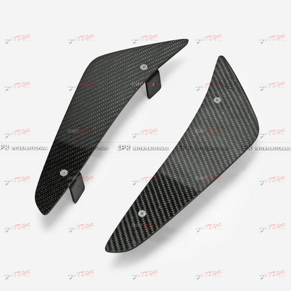 BMW 3 SERIES E30 E36 E46 E90 E91 E92 E93 F30 F31 F34 G20 BMW M3 E92/ E93 Preface Model EPA Front Bumper Canard 2Pcs (Preface Lifed Only)
 (With metal bracket)