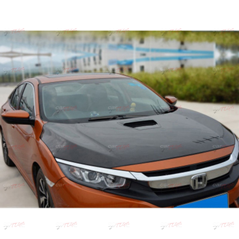 Honda 16-18 10th Gen Civic FC Middle Vent Style Hood