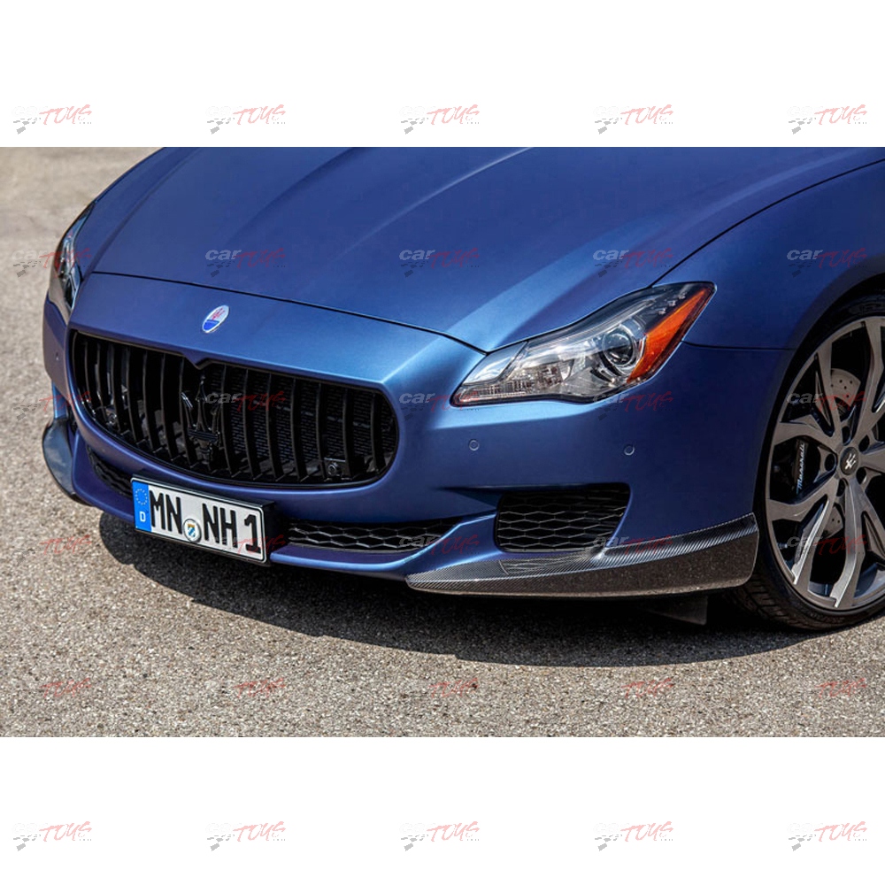 MASERATI QUATTROPORTE 6 M156 13- Maserati Quattroporte 13- Novitec Style Front Bumper Lip (2Pcs)