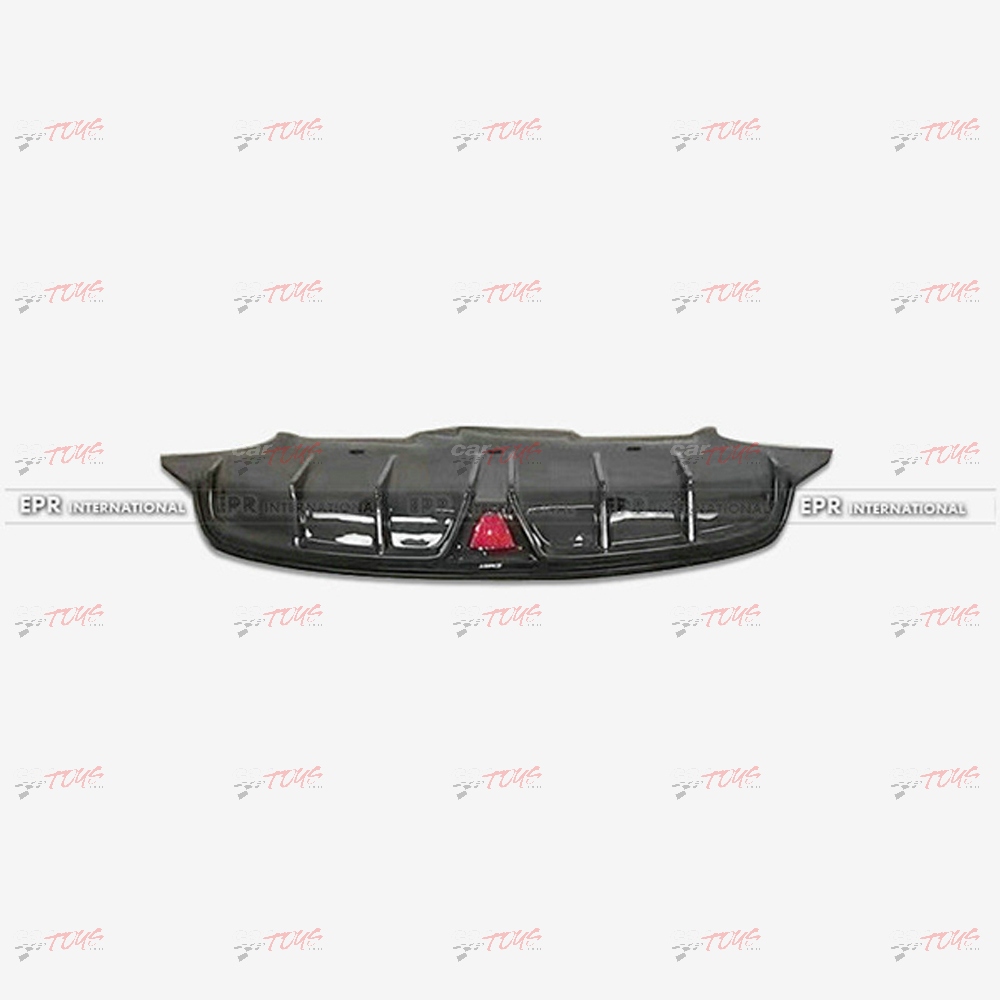Model 3 Type CM fender rear diffuser with fog light Carbon Fibre