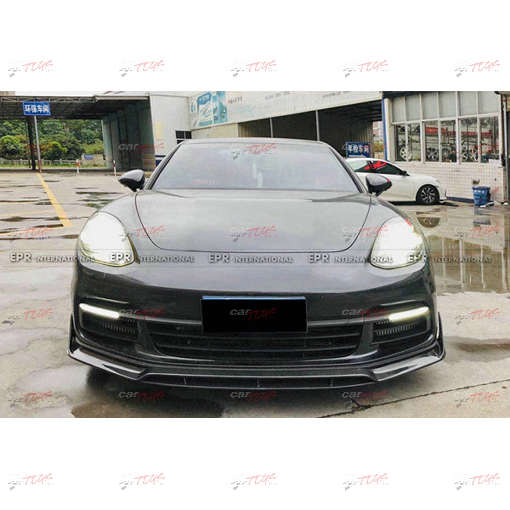 PORSCHE PANAMERA 17′ up Panamera 971 Man Style front lip 
(Not for turbo)