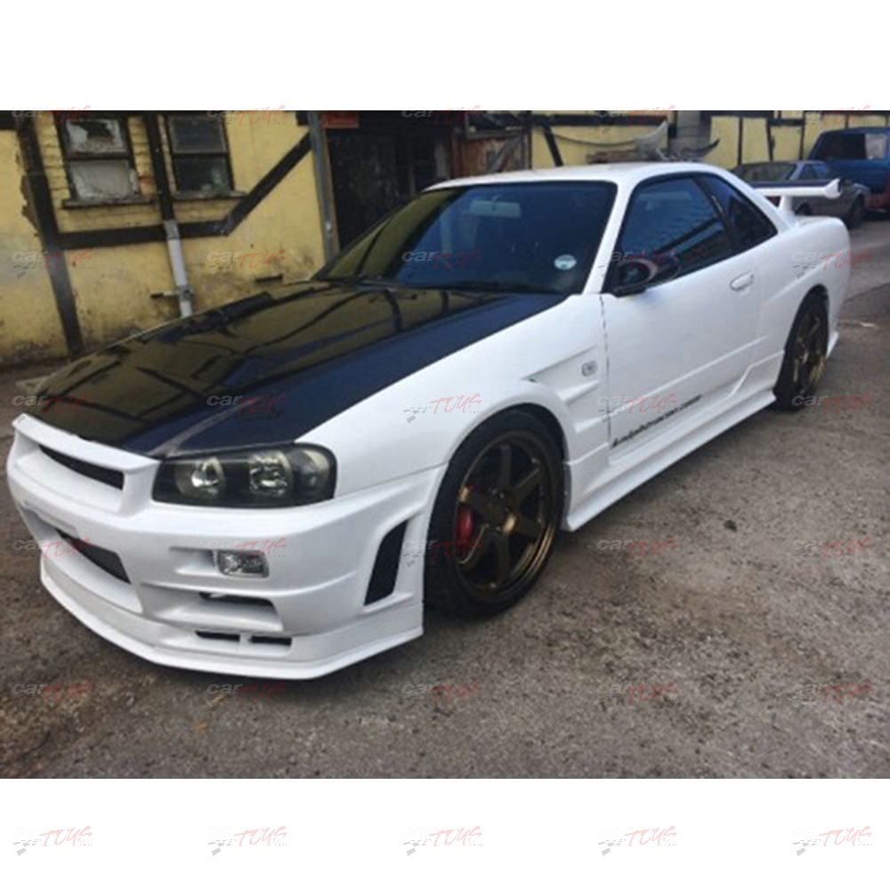 NISSAN Skyline R34 GTT ESB Style  Side Skirt Extension