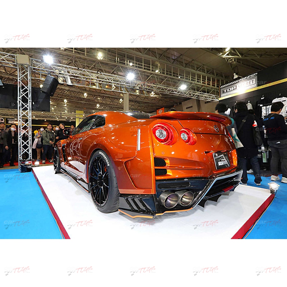 NISSAN R35 GTR 08-17 TS17 Style Rear Fender Bumper Add On - Car Toys