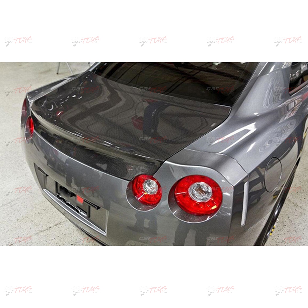 Genuine OEM Nissan R35 GT-R Trunk Emblem, 2022 Model, Fits 2007-2020 - Silver Center Console Logo Badge