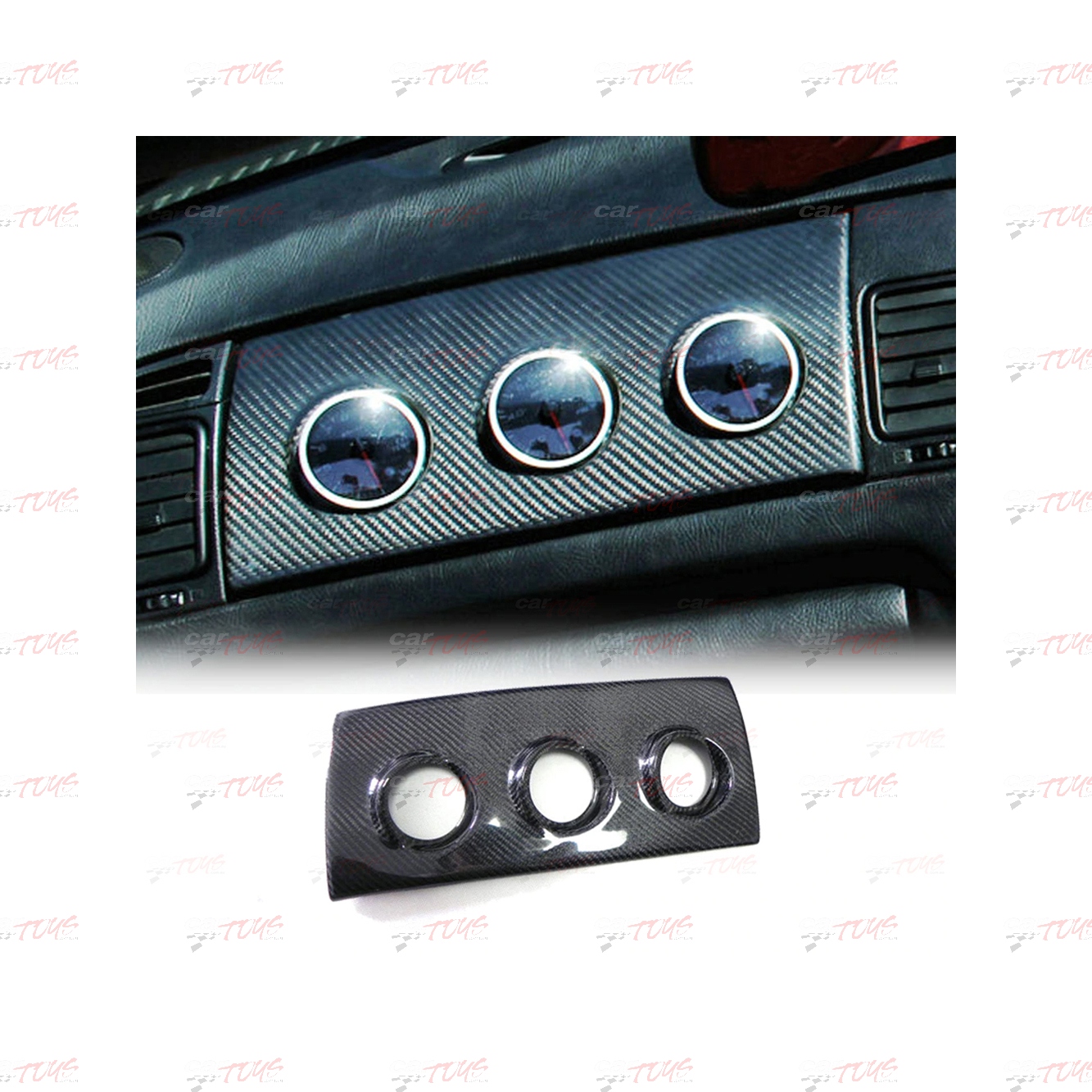 TOYOTA 93-98 Supra MK4 JZA80 Glove Box Triple Gauge Pod(60mm) RHD