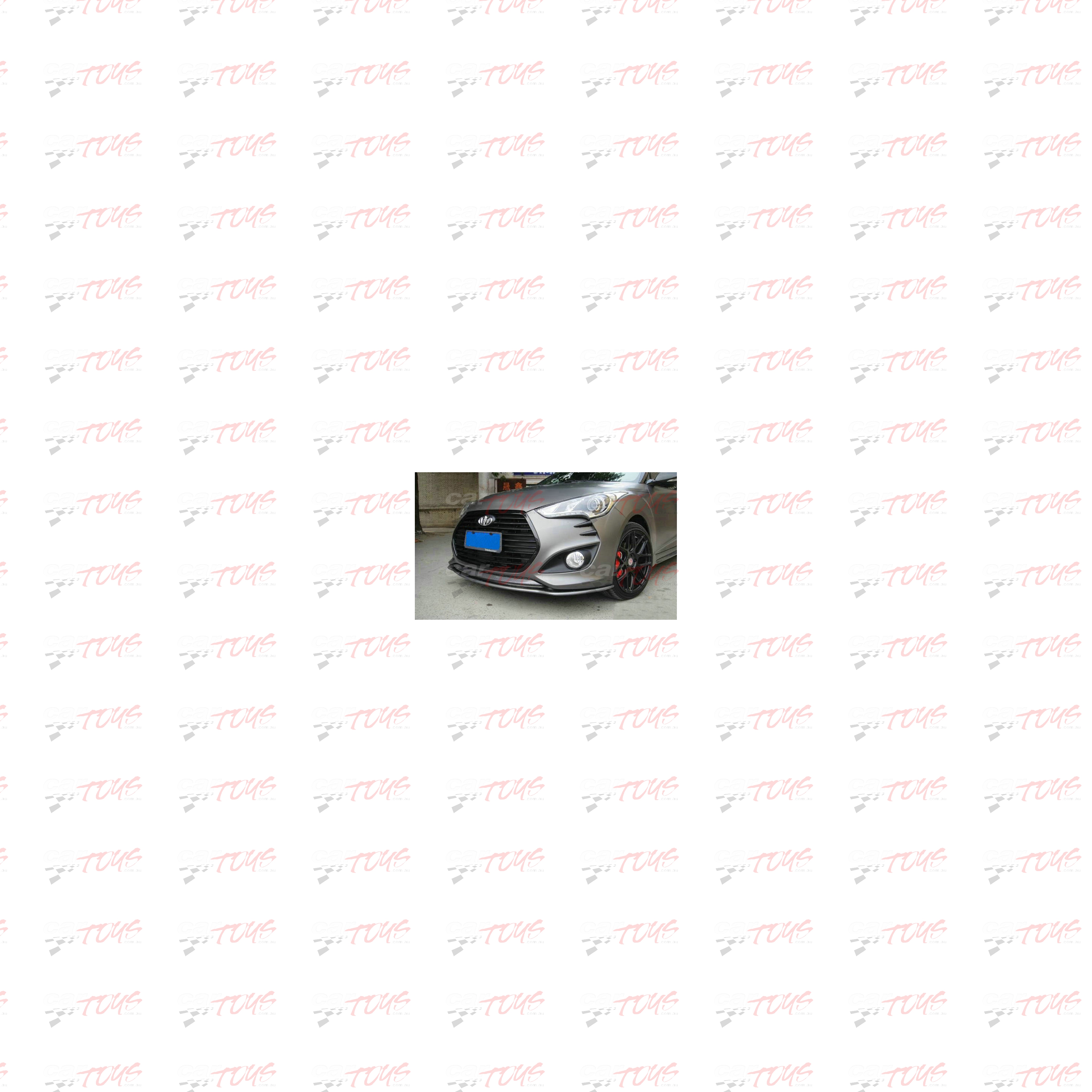 78.7 Inch Glossy Black Side Skirt Rocker Panels For Hyundai Veloster Turbo (2011-2018)