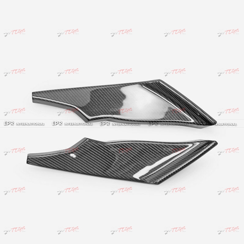 Z33 350Z VRSA1 Type front bumper canard 2pcs Carbon Fibre Double Side