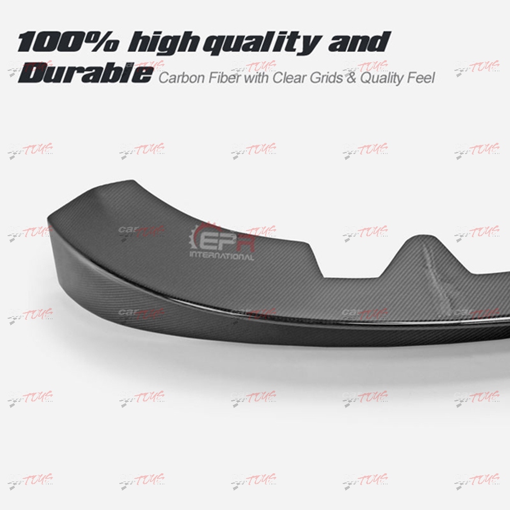 Tesla Model 3 EPA V2 Type Front lip Epoxy Carbon