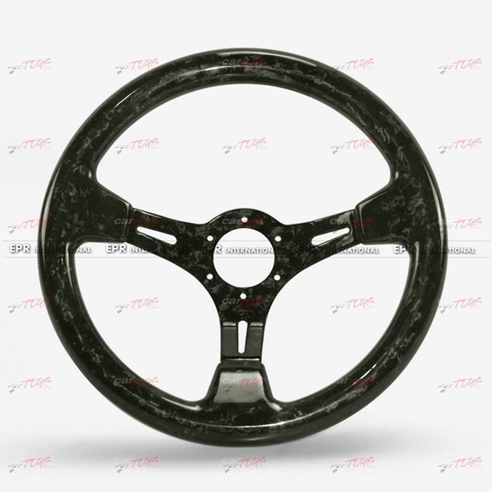 UNIVERSAL FOR MULTIPLE MODEL R Type Steering wheel (350mm diameter, deep around 60mm, 6 bolts 70mm PCD (Same fitment with MOMO, OMP & Sparco)