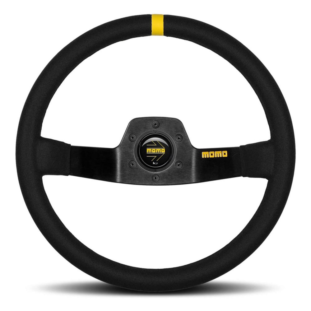 MOMO Steering Wheel MOD.02 Black Suede 350mm 11102155213R 100% Genuine MOMO