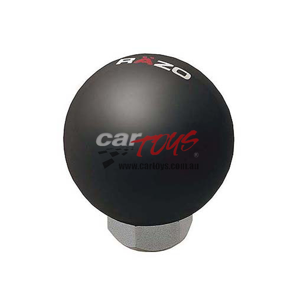 Razo RA102 Manual Resin Sports Gear Knob Black Universal Fit Car Toys