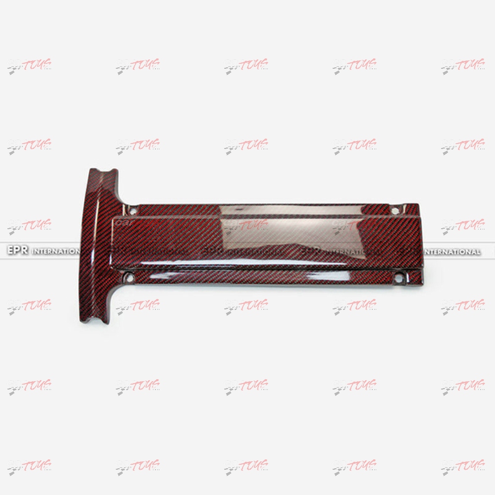 Evolution 9 Mivec Plug Cover RED Carbon Fibre