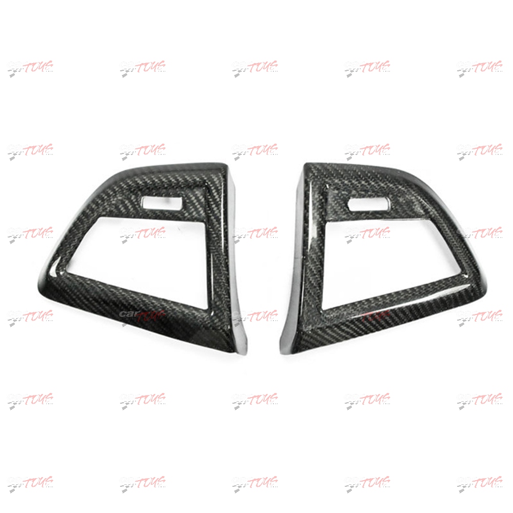 Veloster Air Con Cover (Stick on Type) RED Carbon Fibre