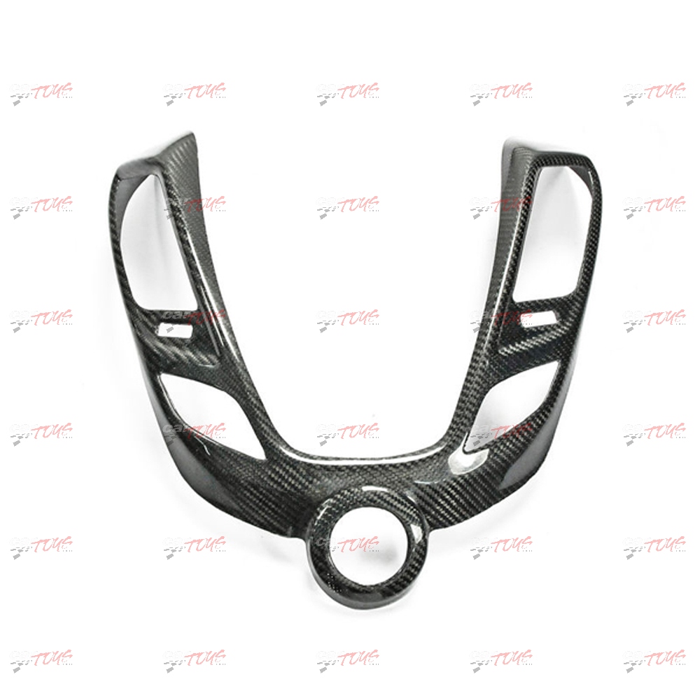 Veloster Radio Console Cover (Stick on Type) RED Carbon Fibre