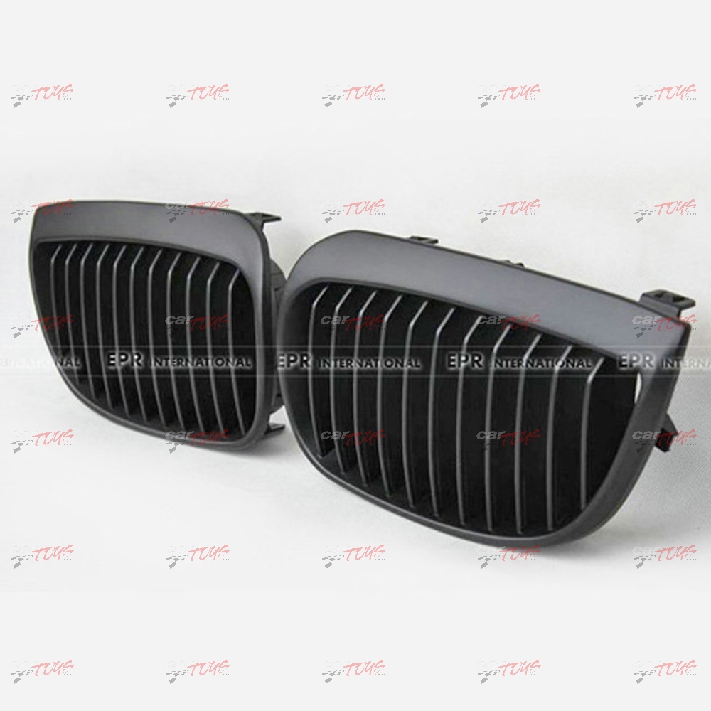 BMW 1 SERIES E81 E82 E87 E88 F20 F21 F52 For BMW 1 Series E81 E87 04-07 Single Style Front Grille Matte Black ABS