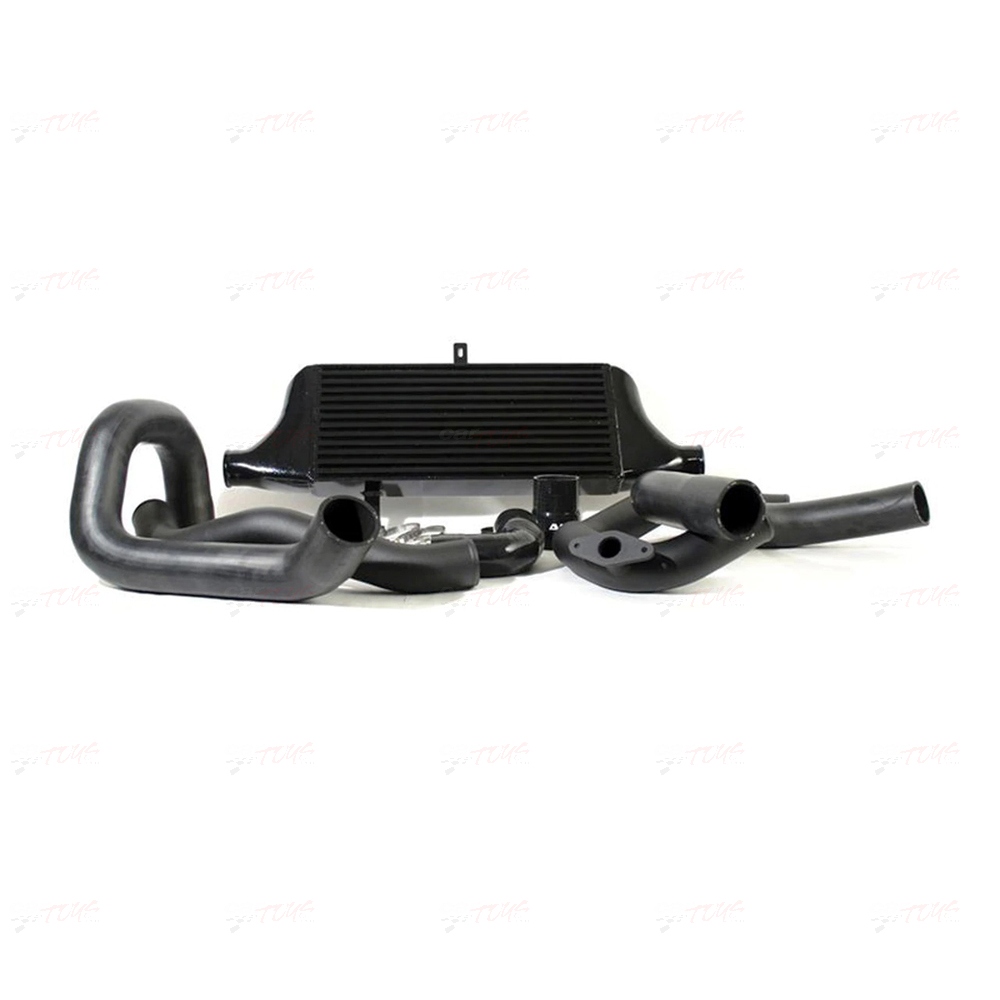 AVOTurboworld Intercooler Front Mount Intercooler Kit Black Piping with 2 1/2″ Core FITS Subaru Liberty
