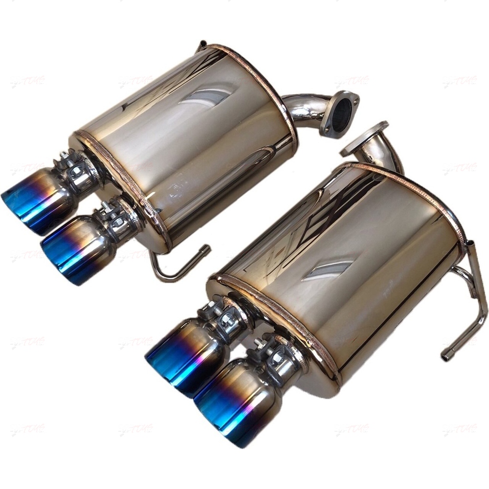 AVOTurboworld Exhaust Rear Mufflers Sedan fitment only with twin adjustable exhaust tip per side FITS Subaru