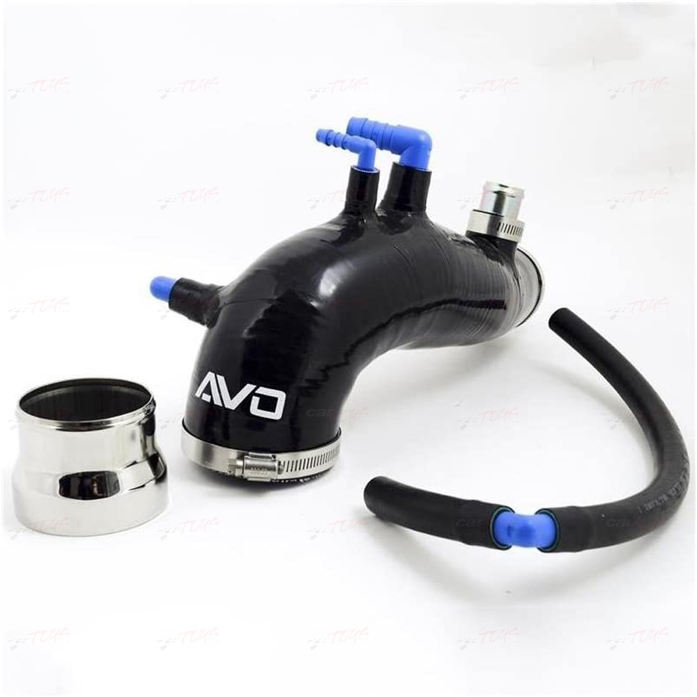 AVOTurboworld Intake Intake Pipe Black 5 Ply Silicone – Stock Turbo FITS Subaru Impreza WRX