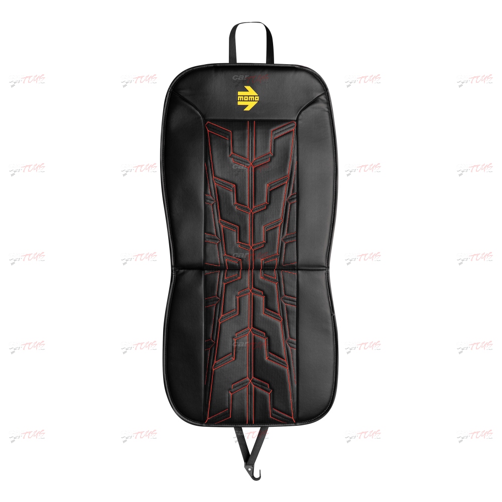 MOMO RACE CUSHION SEAT COVER BLACK / RED