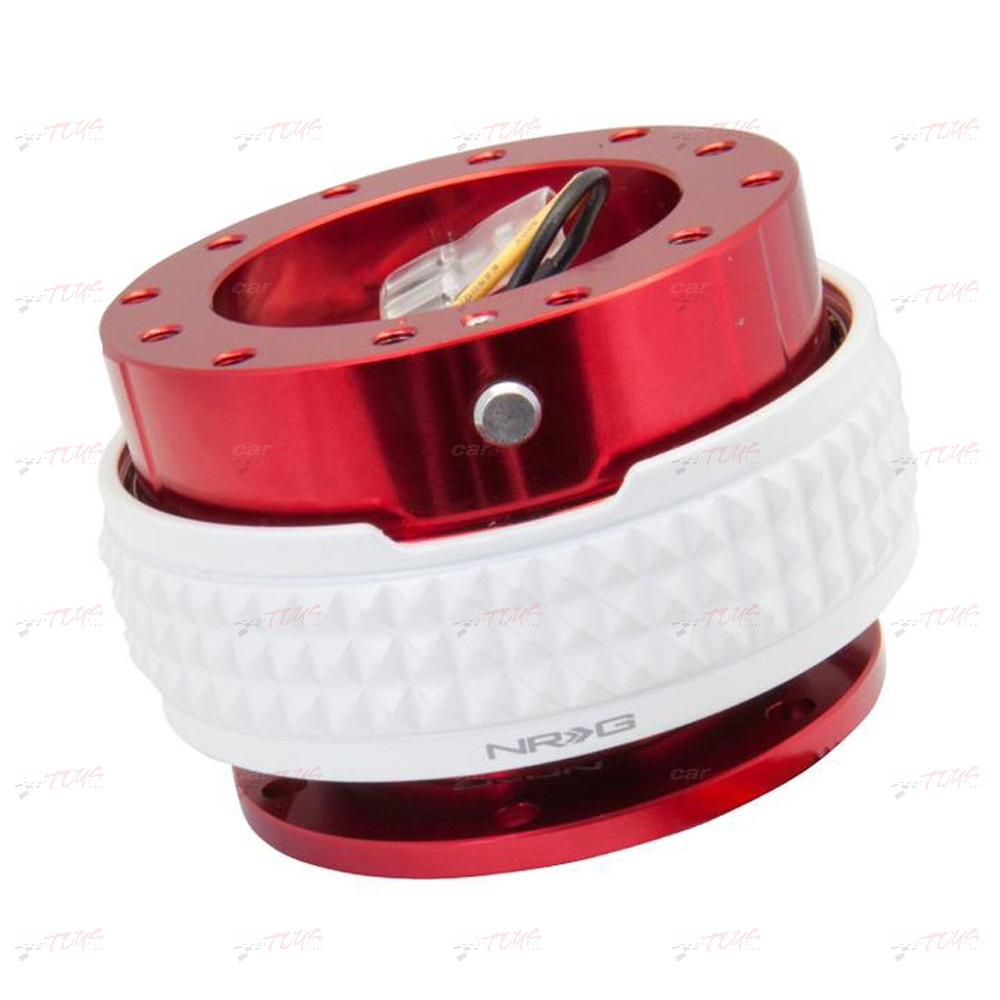 NRG Quick Release Kit – Pyramid Edition – Red Body / Glow In The Dark Pyramid Ring