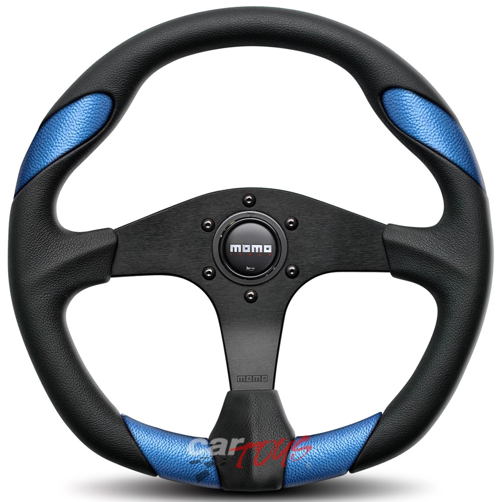 MOMO Quark Blue vinyl steering wheel 350mm VQUARK350BLU