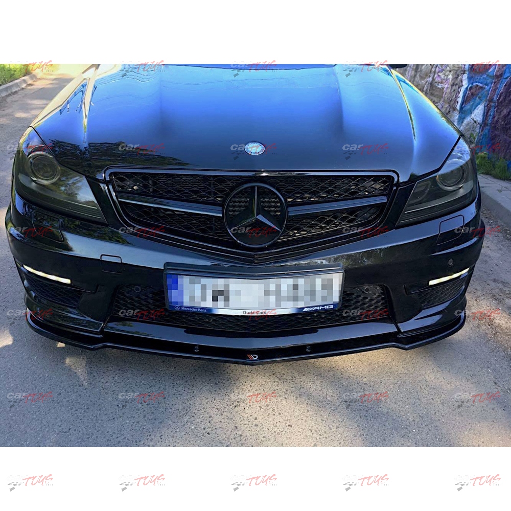 MERCEDES BENZ C-CLASS W204 W204 C63 2012 Facelifted Front Lip